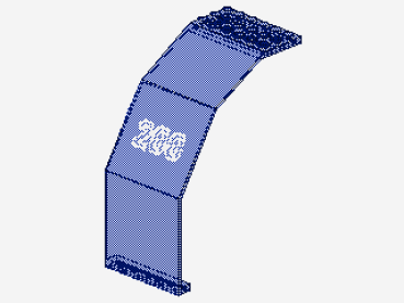 Lego Paneel 10 x 6 x 11 (2408pb01) Nummer 200